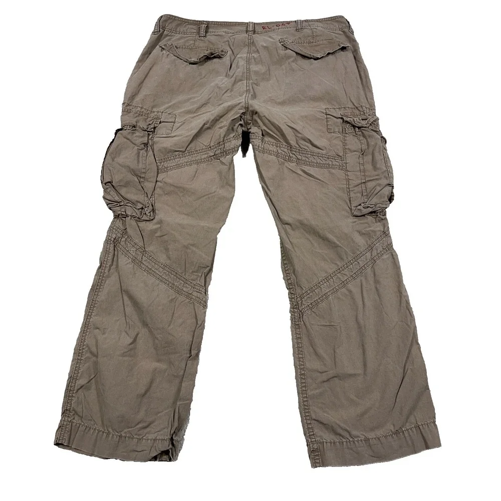 Vintage Polo Ralph Lauren Cargo Pants Men 36x30 Brown Paratropper Military RL 67